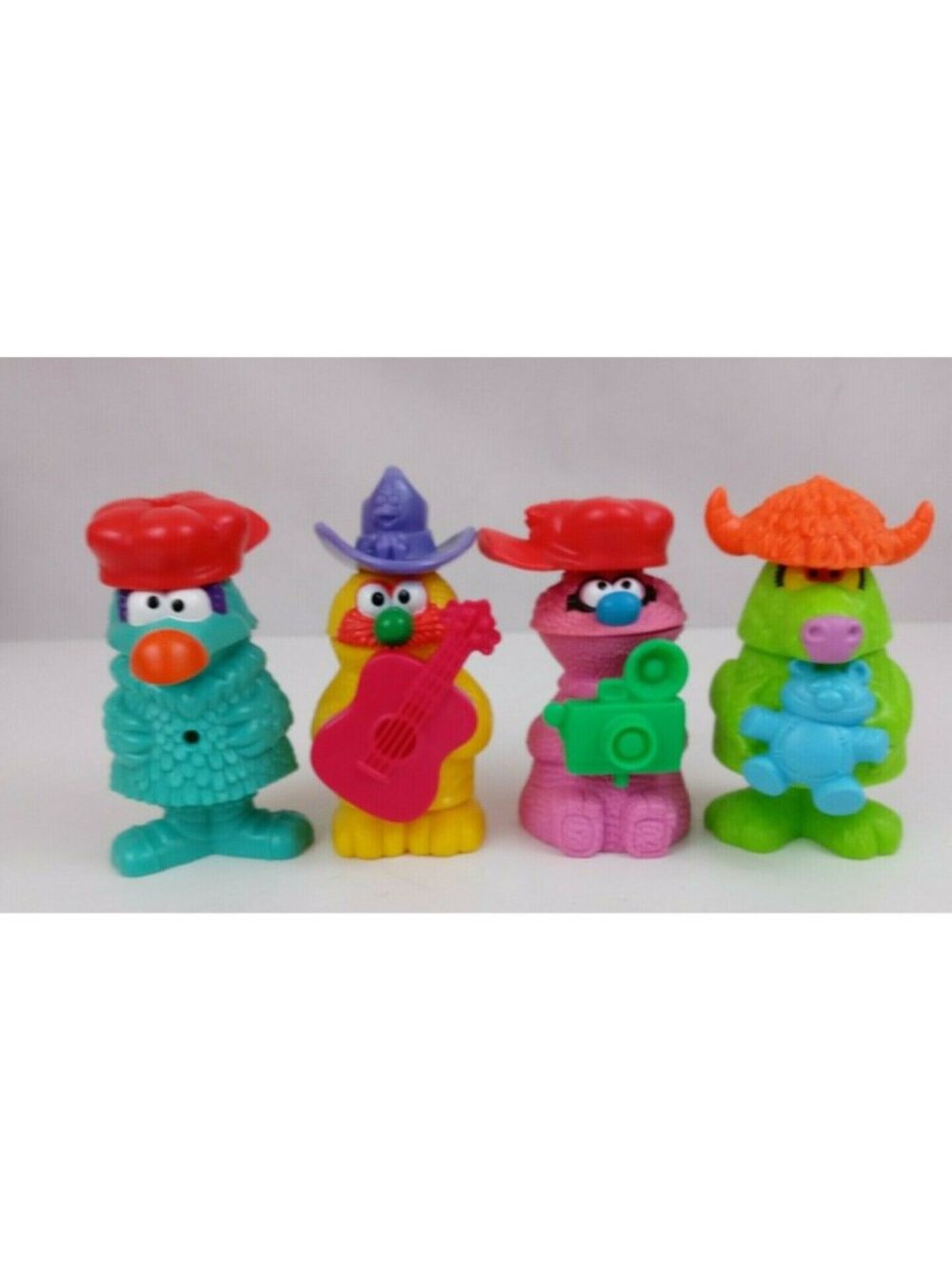 Lot of 4 1995 McDonalds Happy Meal Toys Muppet Work Shop